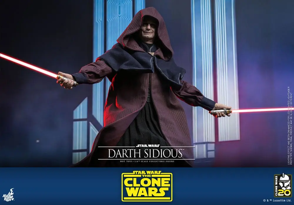 Star Wars: The Clone Wars Figurka Akcji 1/6 Darth Sidious 29 cm zdjęcie produktu