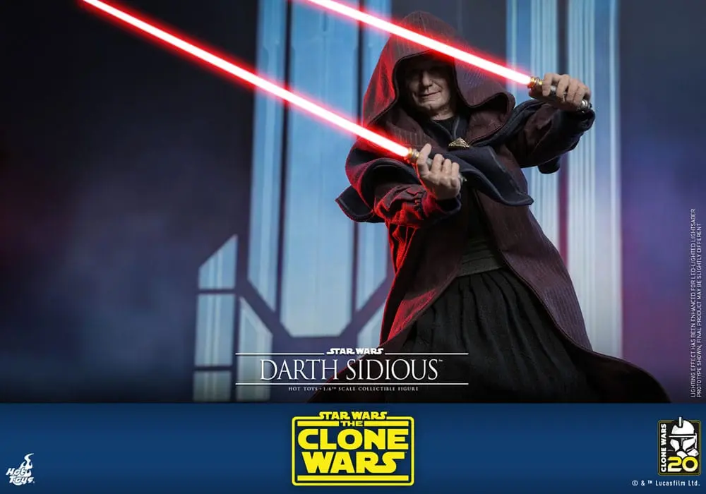 Star Wars: The Clone Wars Figurka Akcji 1/6 Darth Sidious 29 cm zdjęcie produktu