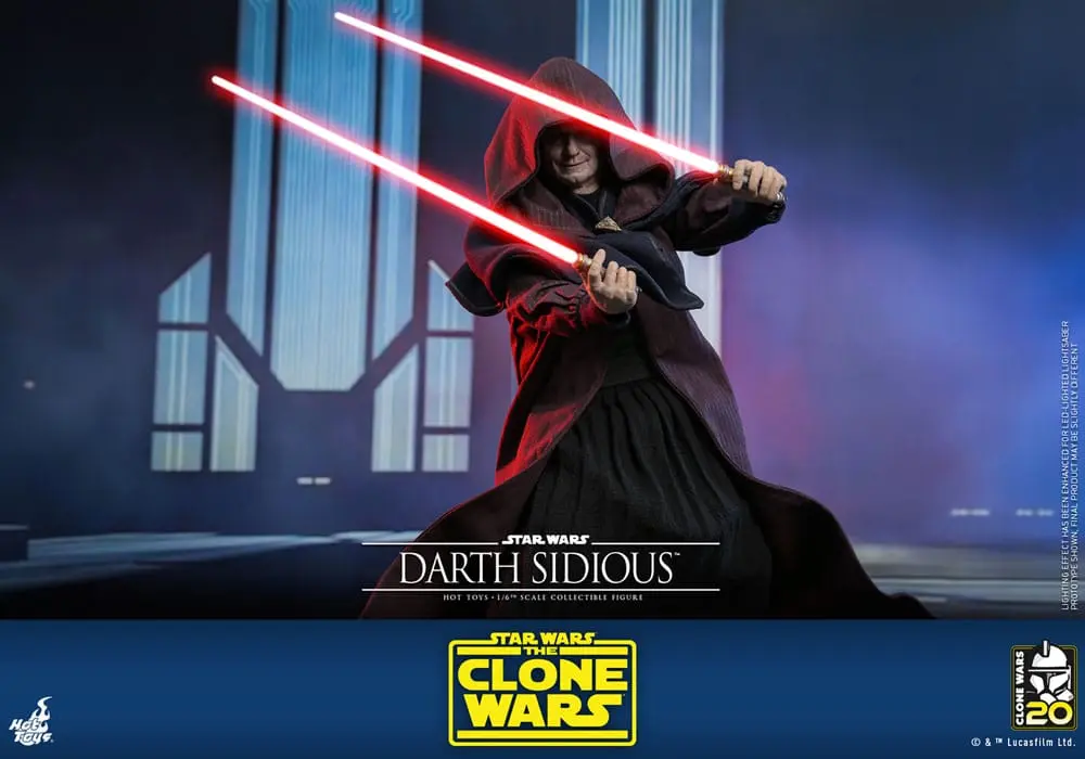 Star Wars: The Clone Wars Figurka Akcji 1/6 Darth Sidious 29 cm zdjęcie produktu
