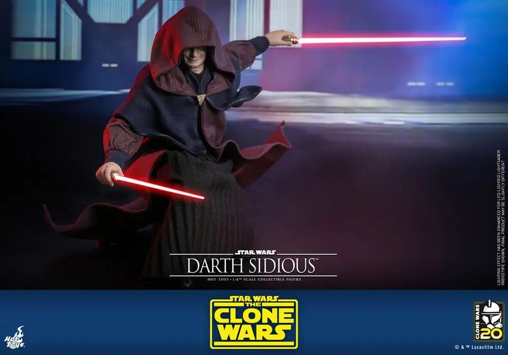 Star Wars: The Clone Wars Figurka Akcji 1/6 Darth Sidious 29 cm zdjęcie produktu