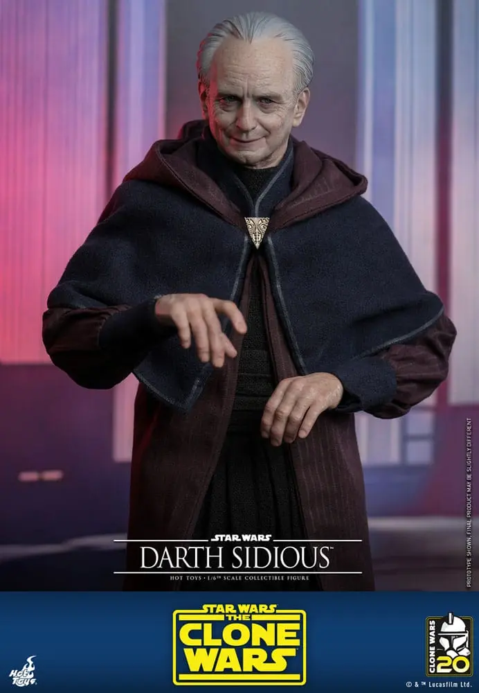 Star Wars: The Clone Wars Figurka Akcji 1/6 Darth Sidious 29 cm zdjęcie produktu