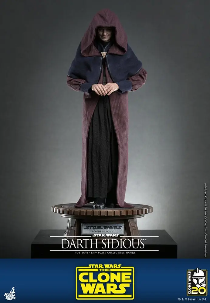 Star Wars: The Clone Wars Figurka Akcji 1/6 Darth Sidious 29 cm zdjęcie produktu