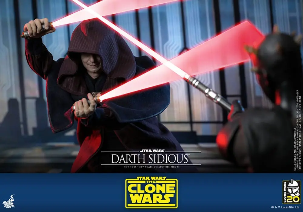 Star Wars: The Clone Wars Figurka Akcji 1/6 Darth Sidious 29 cm zdjęcie produktu