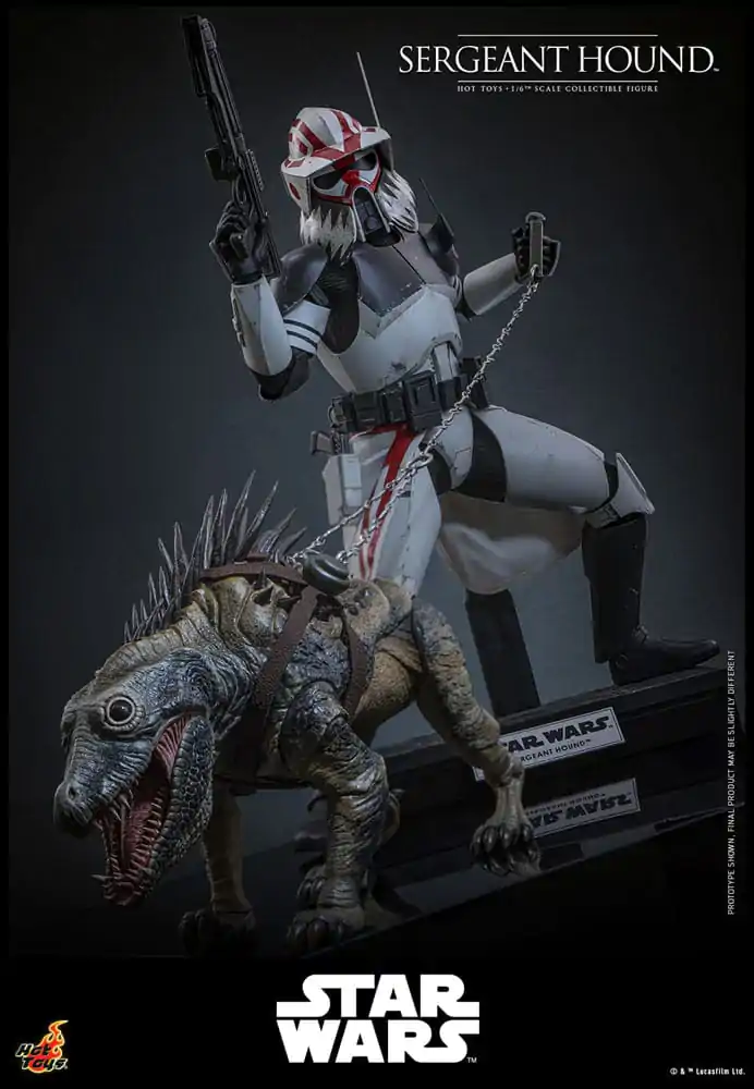 Gwiezdne Wojny: Wojny Klonów Figurka 1/6 Sierżant Hound 30 cm zdjęcie produktu
