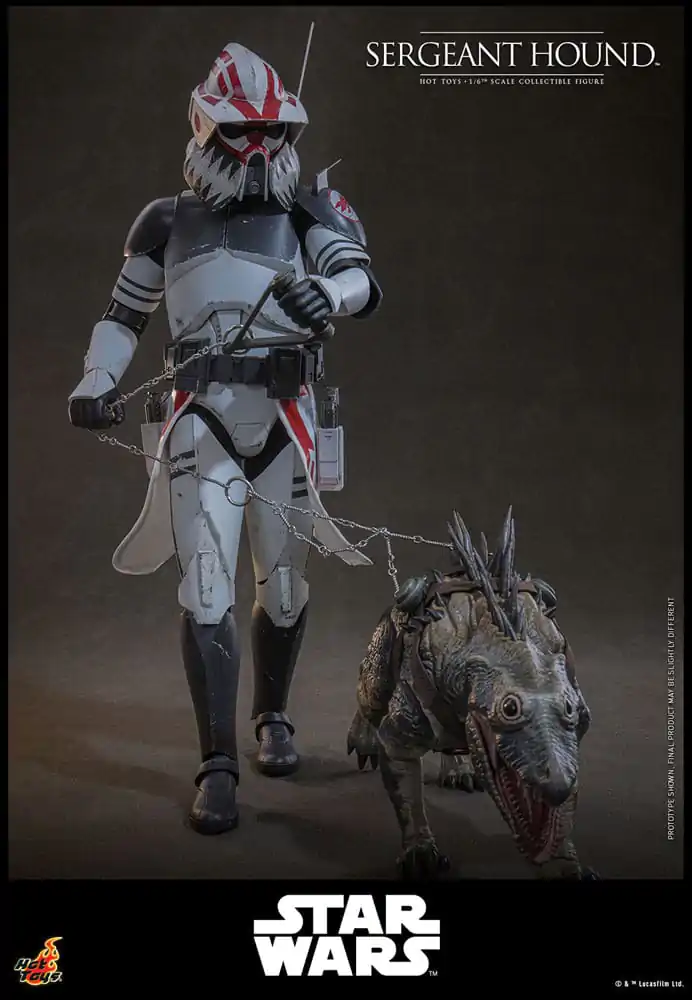 Gwiezdne Wojny: Wojny Klonów Figurka 1/6 Sierżant Hound 30 cm zdjęcie produktu