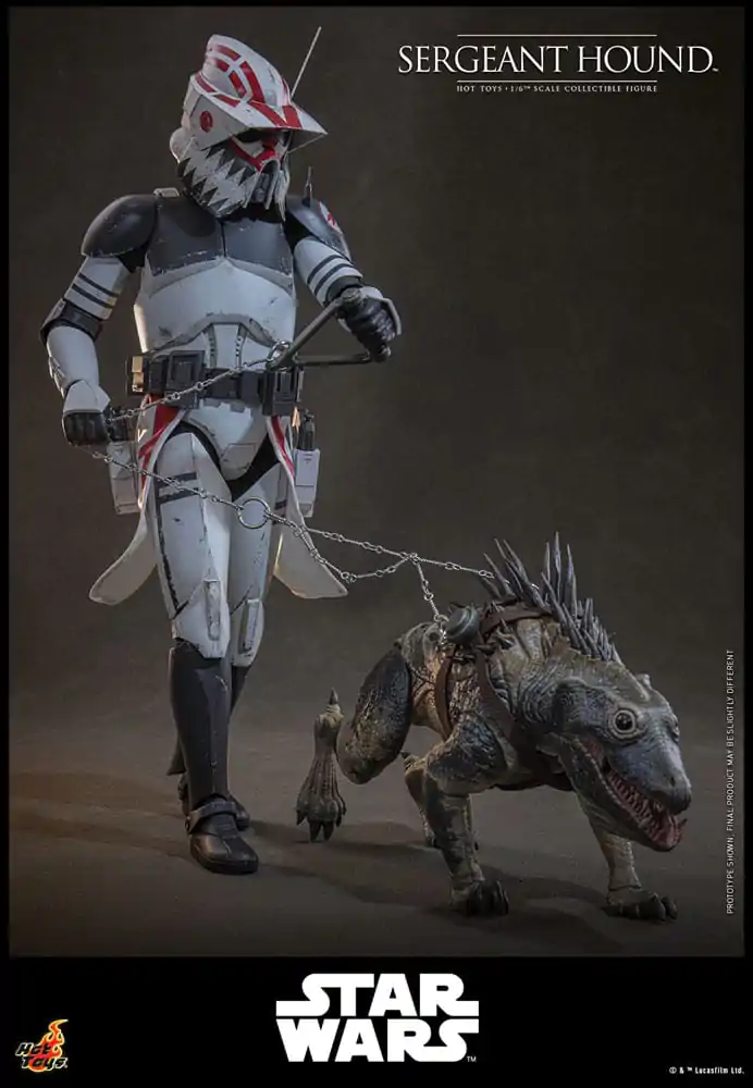 Gwiezdne Wojny: Wojny Klonów Figurka 1/6 Sierżant Hound 30 cm zdjęcie produktu
