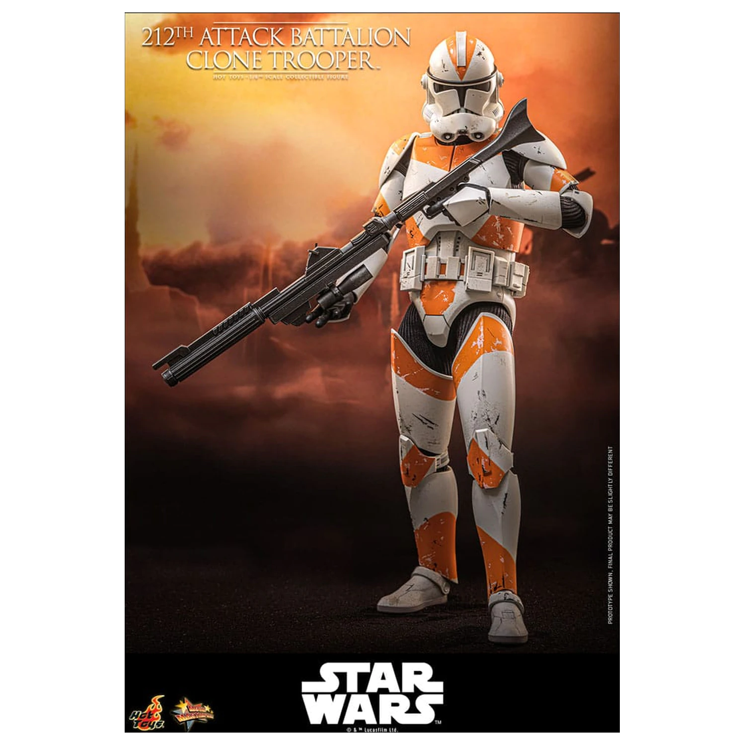 Star Wars: The Clone Wars figurka akcji 1/6 212th Attack Battalion Clone Trooper 30 cm zdjęcie produktu