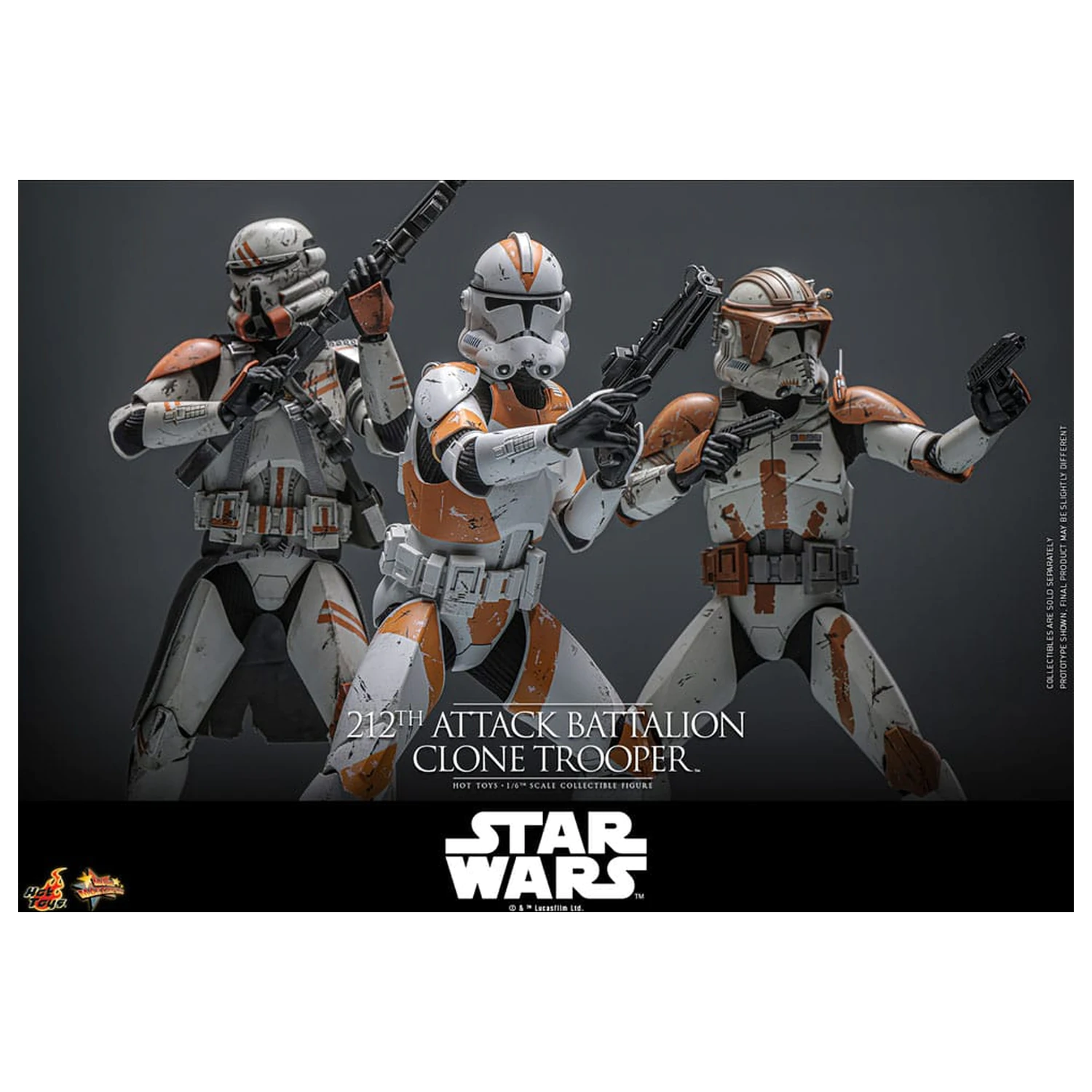 Star Wars: The Clone Wars figurka akcji 1/6 212th Attack Battalion Clone Trooper 30 cm zdjęcie produktu