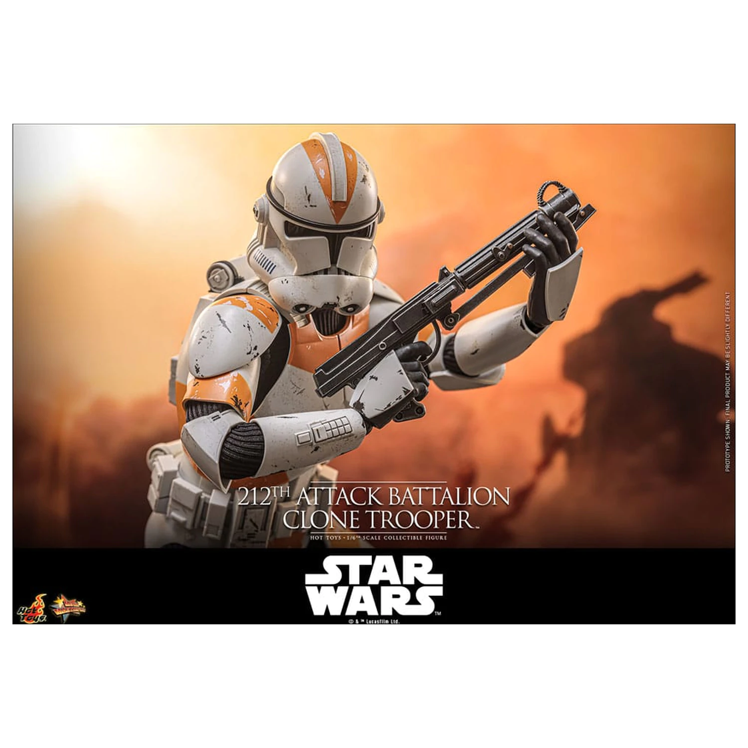 Star Wars: The Clone Wars figurka 1/6 212th Attack Battalion Clone Trooper Deluxe Version 30 cm zdjęcie produktu