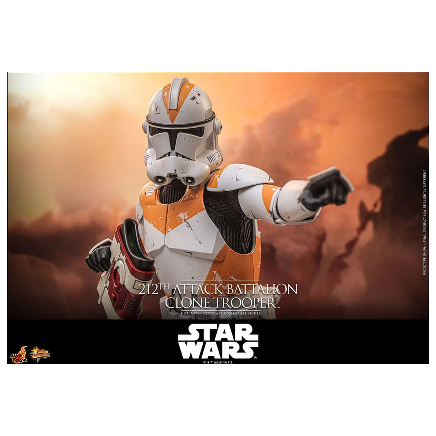 Star Wars: The Clone Wars figurka 1/6 212th Attack Battalion Clone Trooper Deluxe Version 30 cm zdjęcie produktu