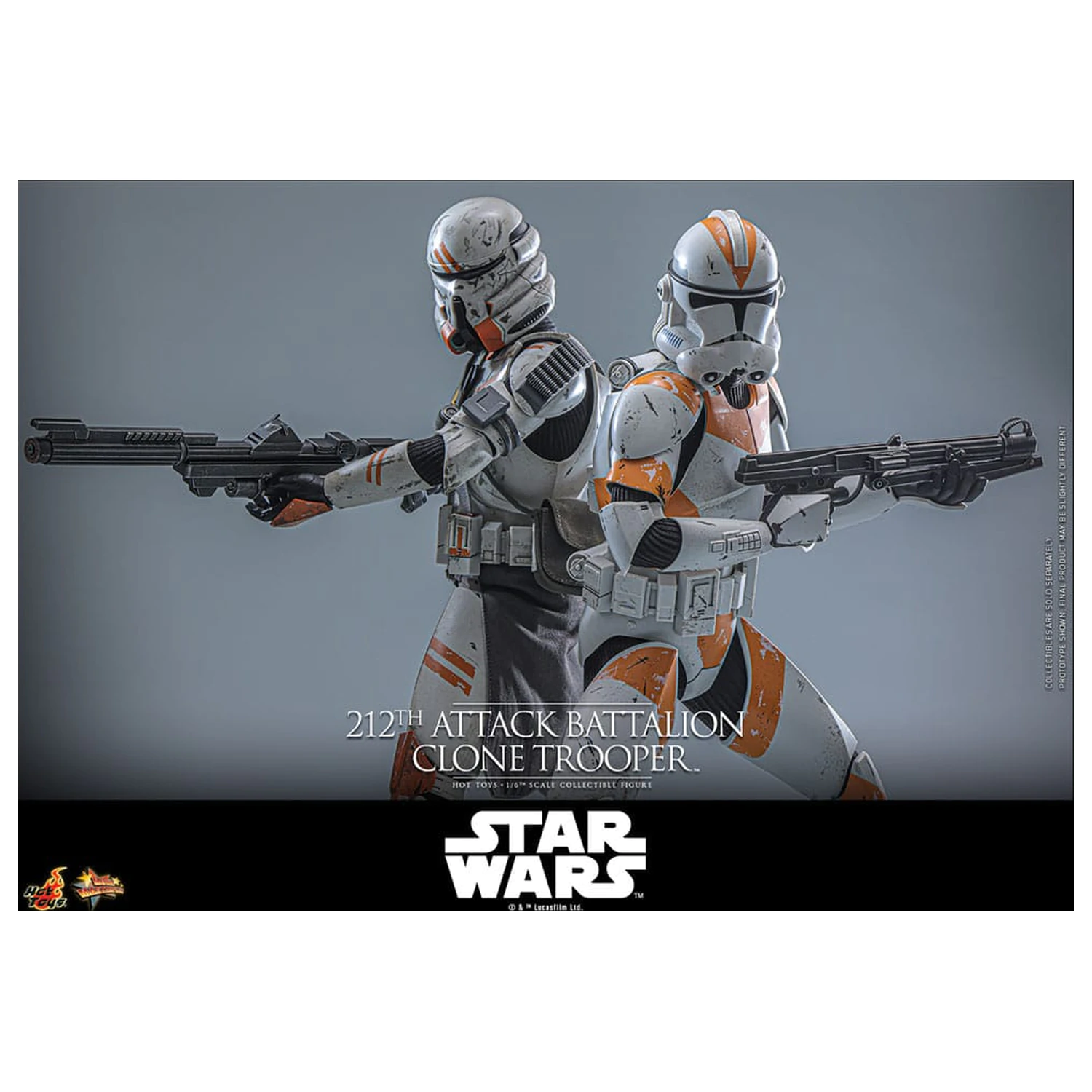 Star Wars: The Clone Wars figurka 1/6 212th Attack Battalion Clone Trooper Deluxe Version 30 cm zdjęcie produktu