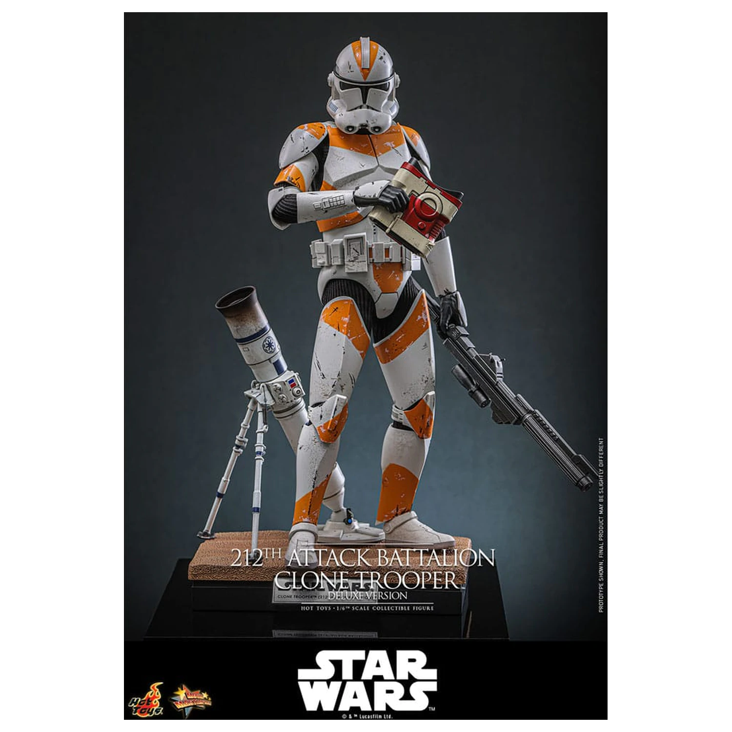 Star Wars: The Clone Wars figurka 1/6 212th Attack Battalion Clone Trooper Deluxe Version 30 cm zdjęcie produktu