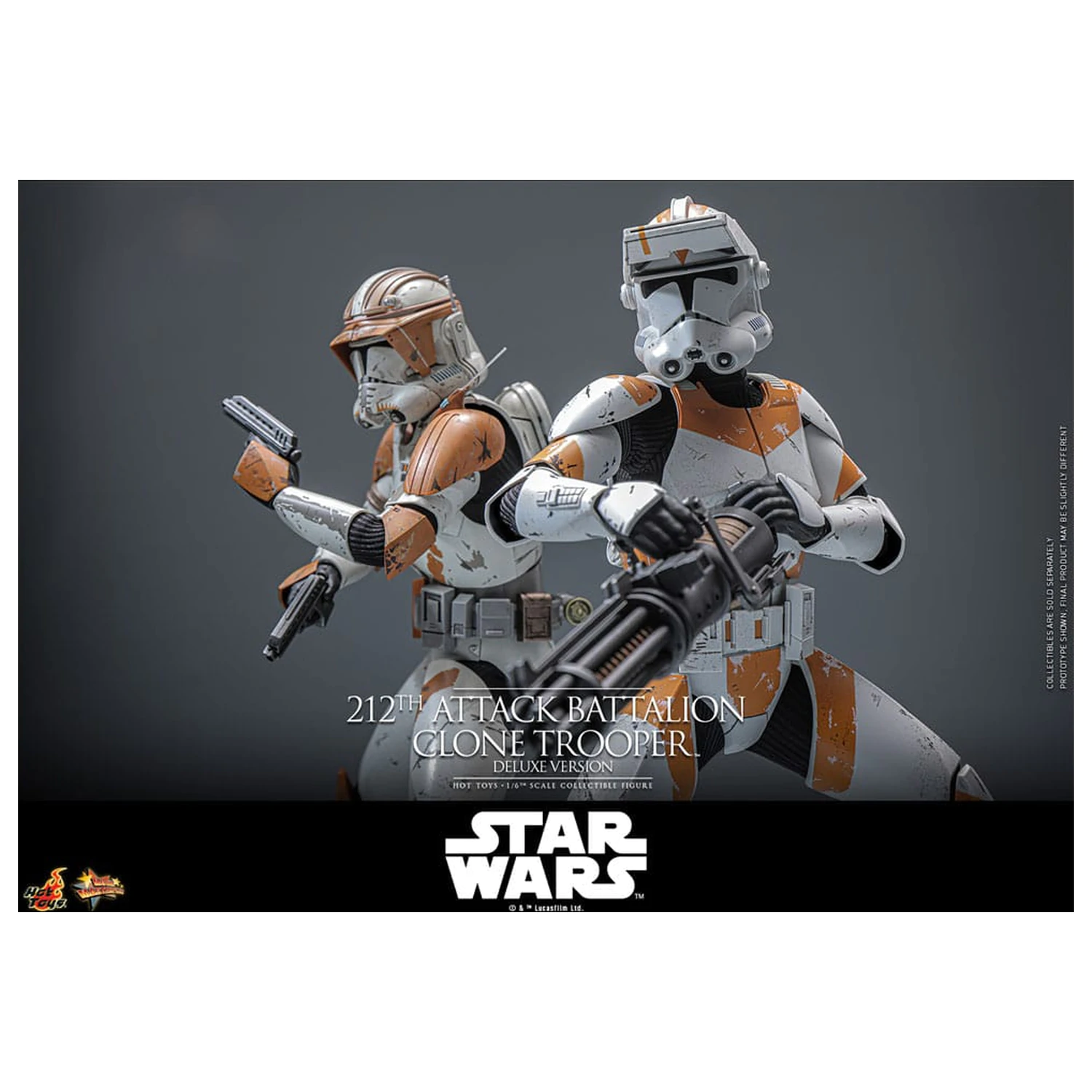 Star Wars: The Clone Wars figurka 1/6 212th Attack Battalion Clone Trooper Deluxe Version 30 cm zdjęcie produktu
