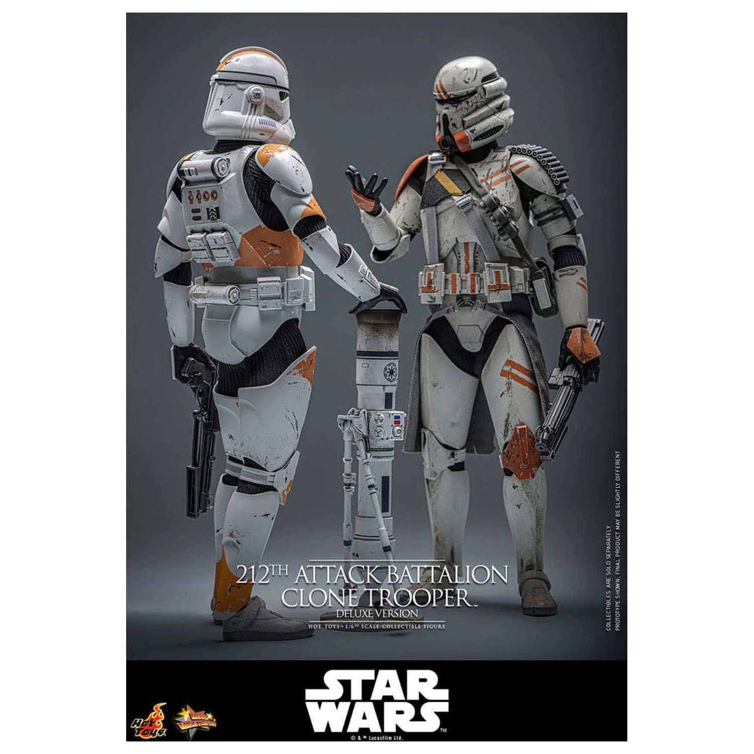 Star Wars: The Clone Wars figurka 1/6 212th Attack Battalion Clone Trooper Deluxe Version 30 cm zdjęcie produktu