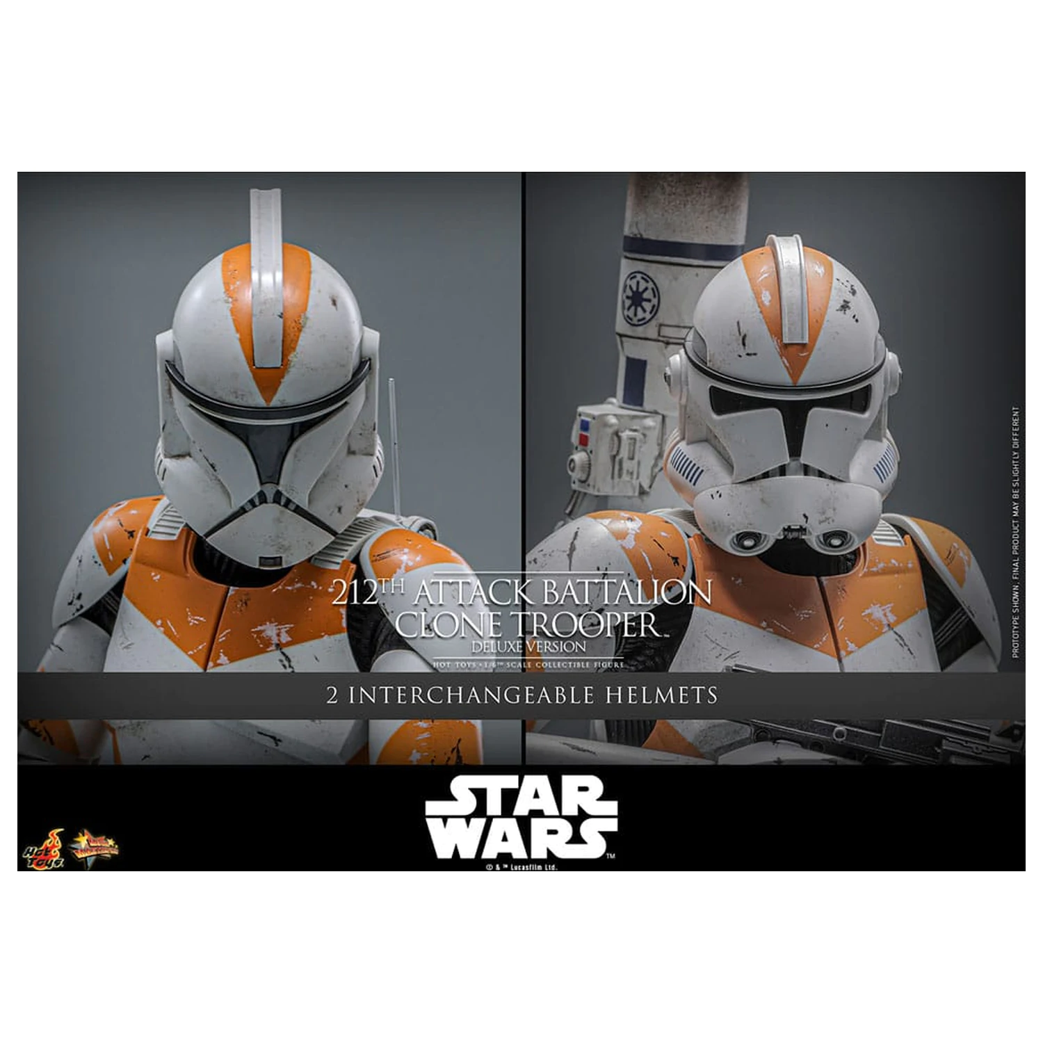 Star Wars: The Clone Wars figurka 1/6 212th Attack Battalion Clone Trooper Deluxe Version 30 cm zdjęcie produktu