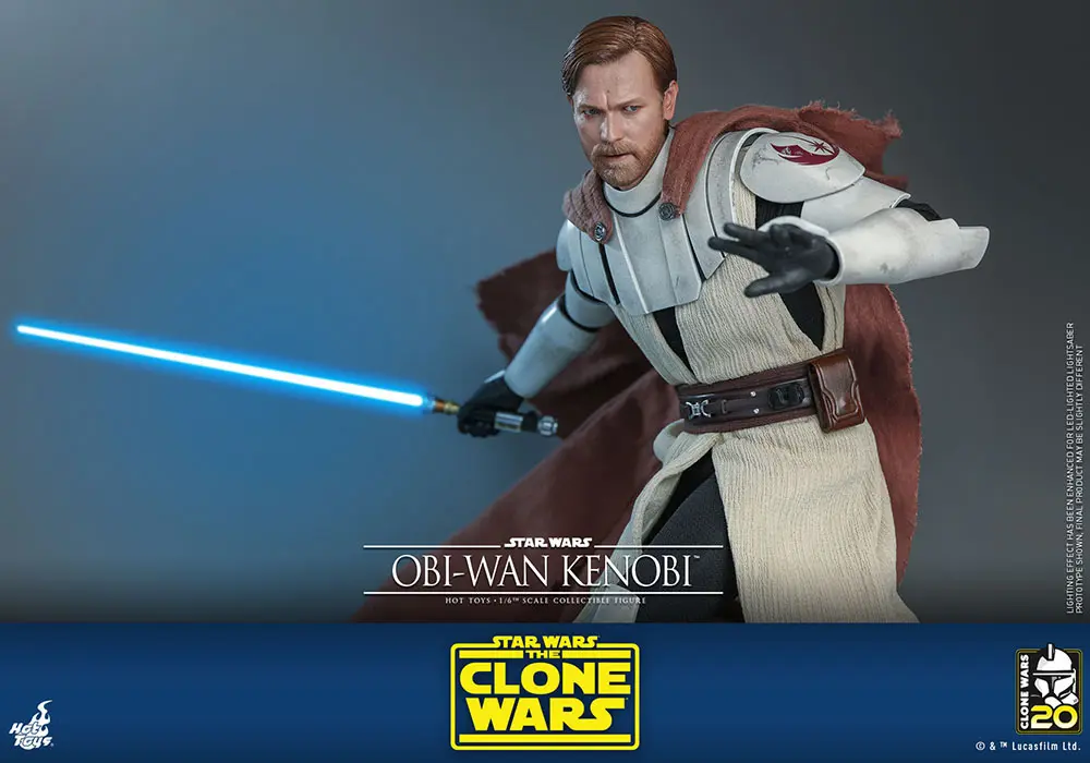 Star Wars The Clone Wars Figurka Akcji 1/6 Obi-Wan Kenobi 30 cm zdjęcie produktu