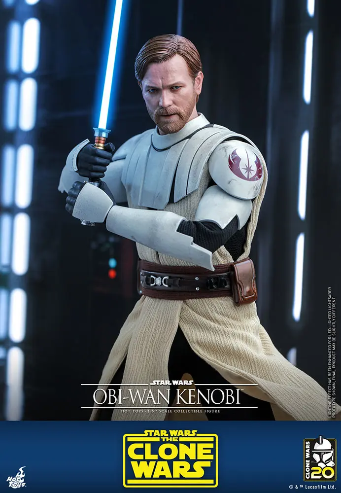 Star Wars The Clone Wars Figurka Akcji 1/6 Obi-Wan Kenobi 30 cm zdjęcie produktu