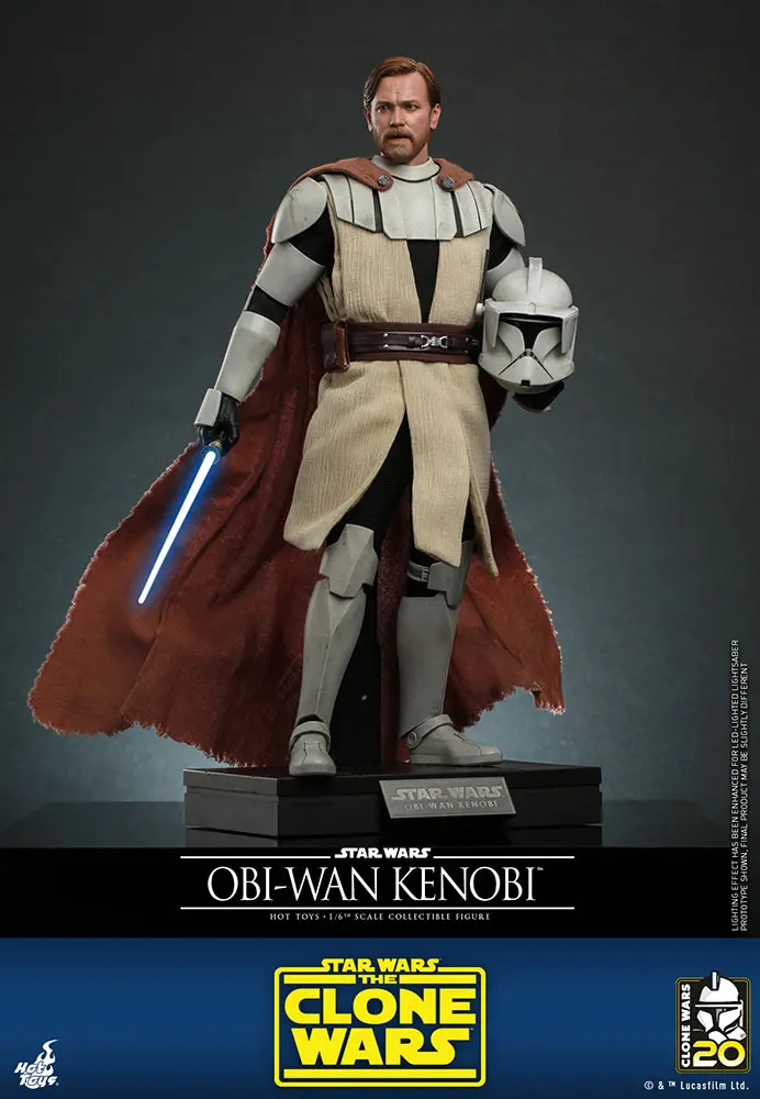 Star Wars The Clone Wars Figurka Akcji 1/6 Obi-Wan Kenobi 30 cm zdjęcie produktu