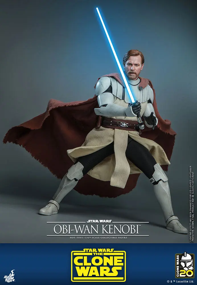 Star Wars The Clone Wars Figurka Akcji 1/6 Obi-Wan Kenobi 30 cm zdjęcie produktu