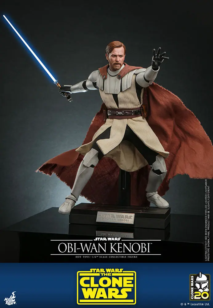 Star Wars The Clone Wars Figurka Akcji 1/6 Obi-Wan Kenobi 30 cm zdjęcie produktu