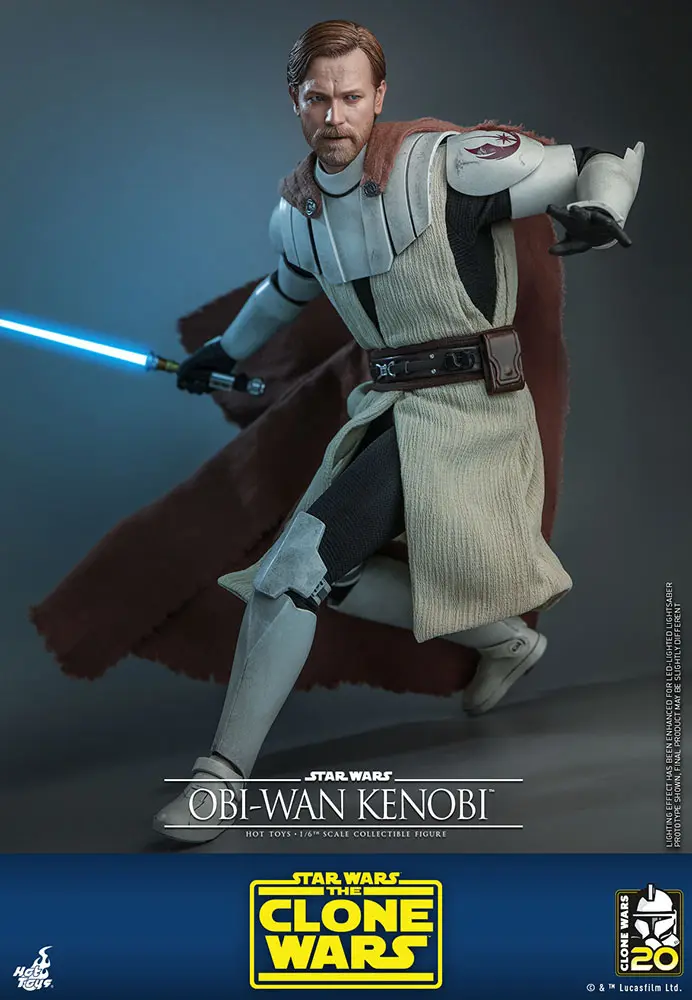 Star Wars The Clone Wars Figurka Akcji 1/6 Obi-Wan Kenobi 30 cm zdjęcie produktu