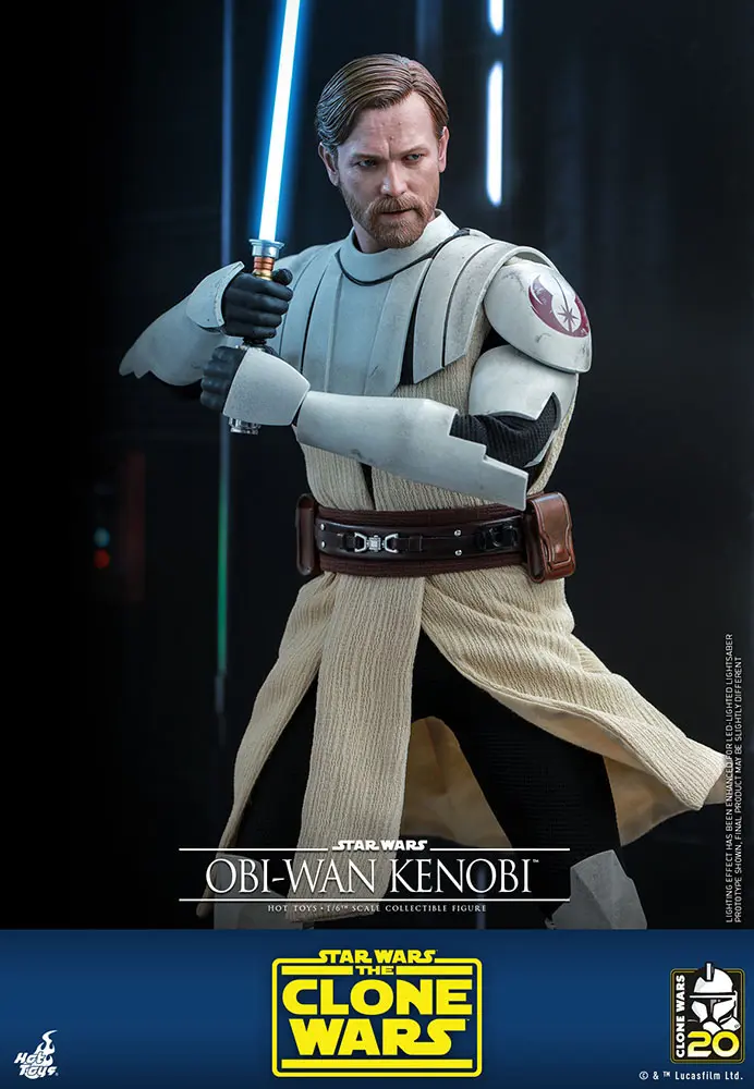 Star Wars The Clone Wars Figurka Akcji 1/6 Obi-Wan Kenobi 30 cm zdjęcie produktu
