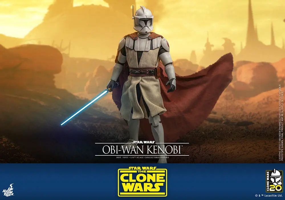 Star Wars The Clone Wars Figurka Akcji 1/6 Obi-Wan Kenobi 30 cm zdjęcie produktu