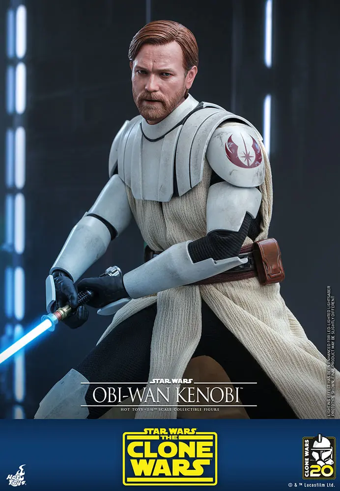 Star Wars The Clone Wars Figurka Akcji 1/6 Obi-Wan Kenobi 30 cm zdjęcie produktu