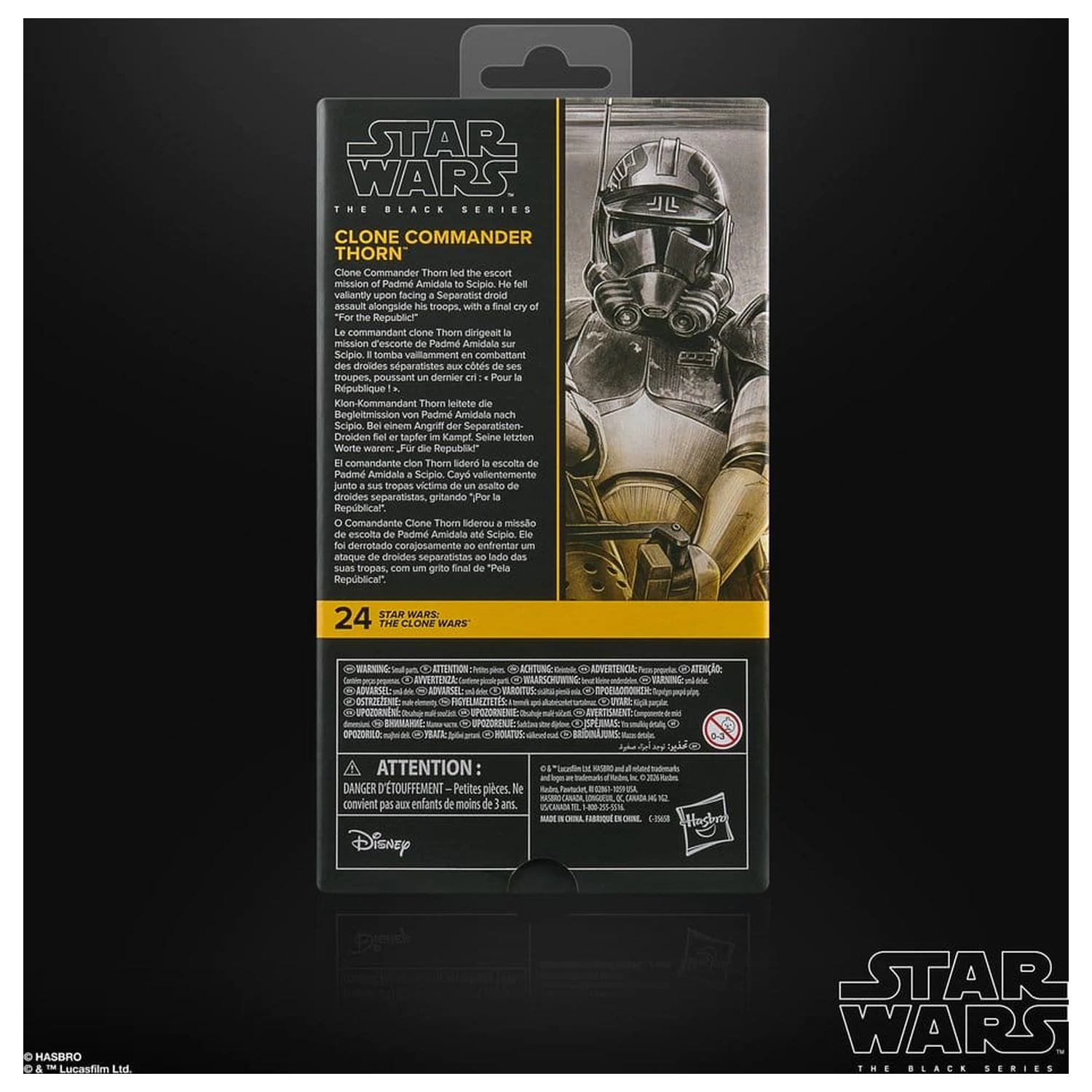 Star Wars: The Clone Wars Black Series Figurka Akcji Clone Commander Thorn 15 cm zdjęcie produktu