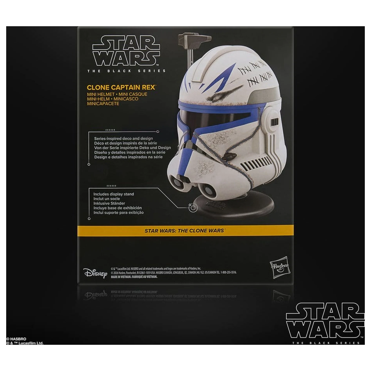 Star Wars: The Clone Wars Black Series Mini Hełm Clone Captain Rex 15 cm zdjęcie produktu