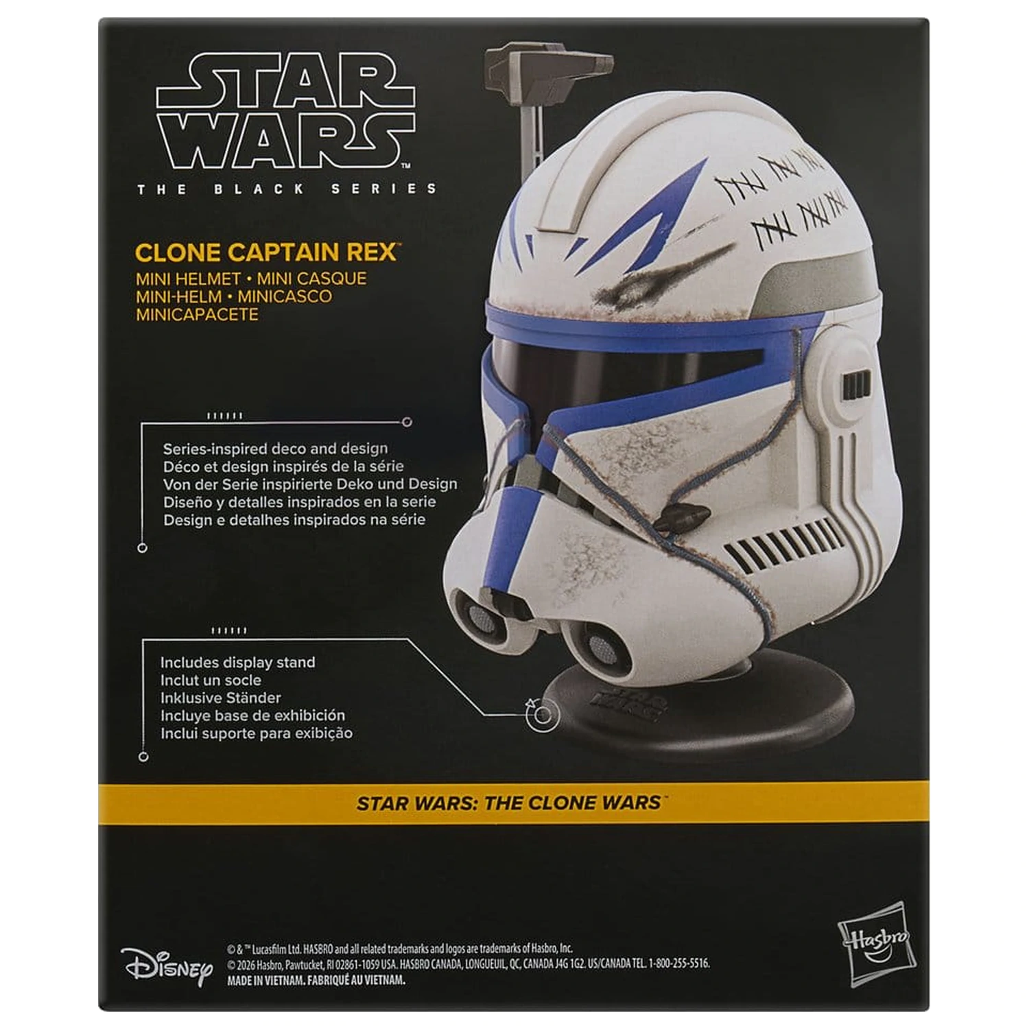 Star Wars: The Clone Wars Black Series Mini Hełm Clone Captain Rex 15 cm zdjęcie produktu
