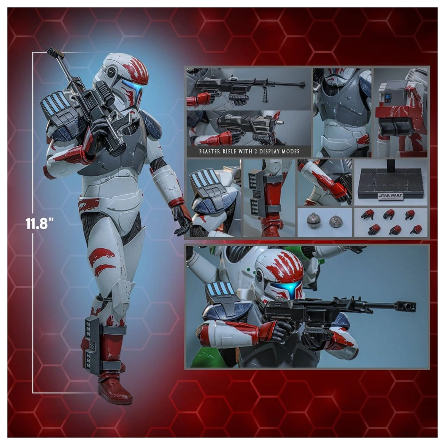 Star Wars: The Clone Wars Television Masterpiece figurka akcji 1/6 Clone Commando Sev 30 cm zdjęcie produktu