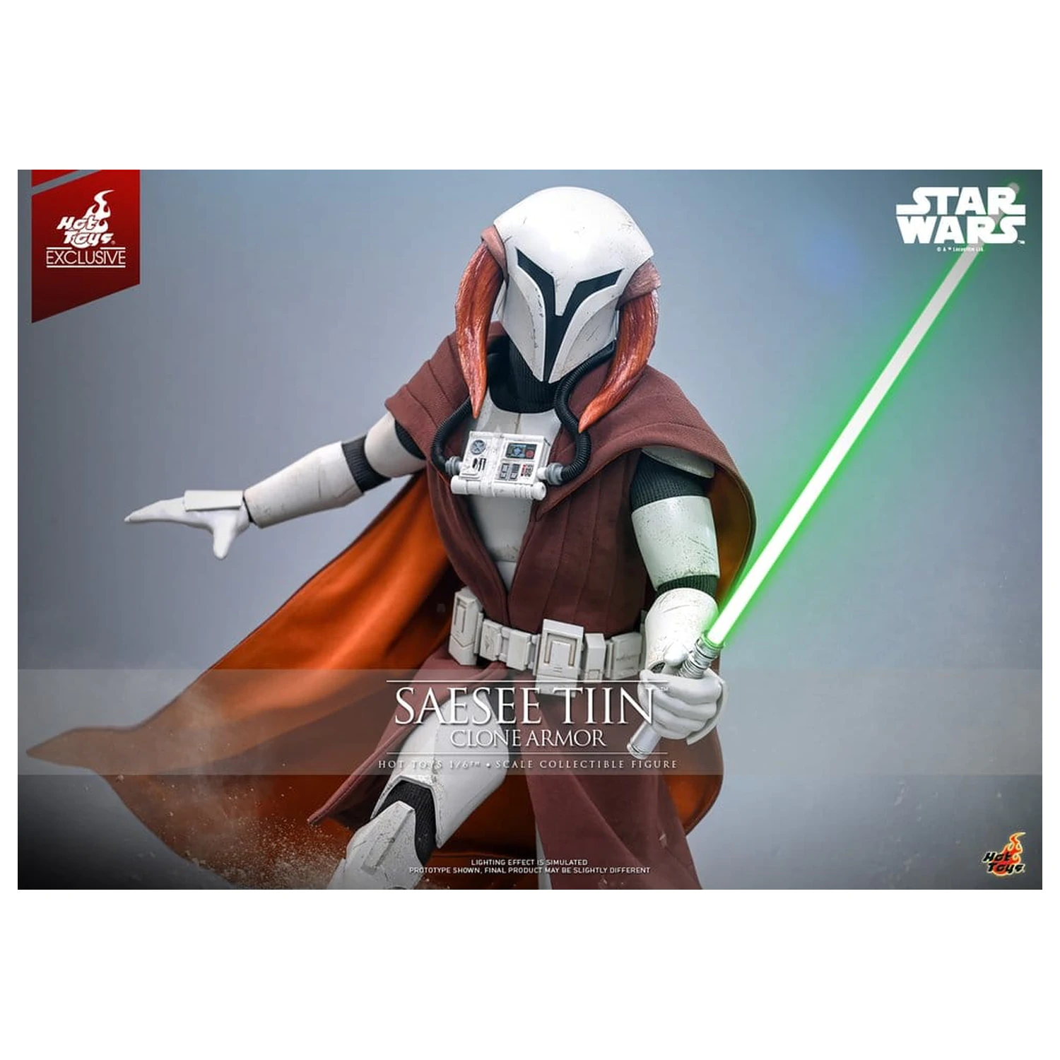 Star Wars: The Clone Wars Television arcydzieło figurka 1/6 Saesee Tiin (Clone Armor) 32 cm zdjęcie produktu