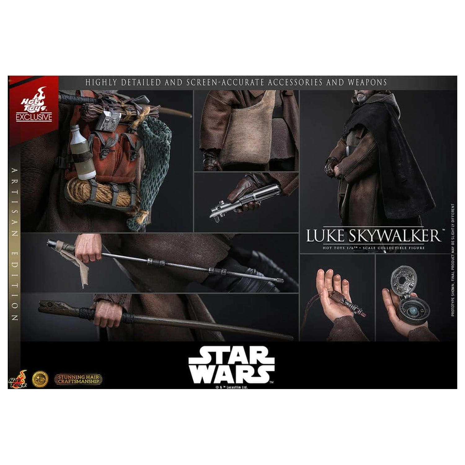 Star Wars: The Last Jedi Movie Masterpiece Figurka akcji 1/6 Luke Skywalker (Artisan Edition) 29 cm zdjęcie produktu