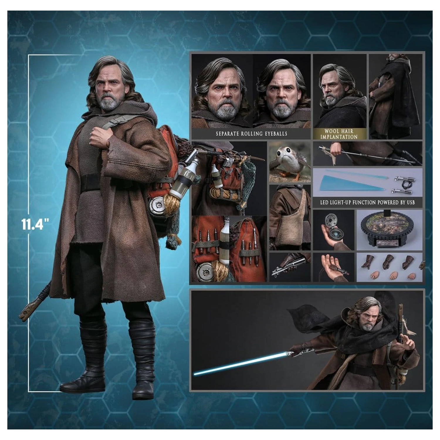 Star Wars: The Last Jedi Movie Masterpiece Figurka akcji 1/6 Luke Skywalker (Artisan Edition) 29 cm zdjęcie produktu