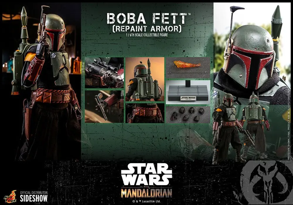 Star Wars The Mandalorian Figurka Akcji 1/6 Boba Fett (Repaint Armor) 30 cm zdjęcie produktu