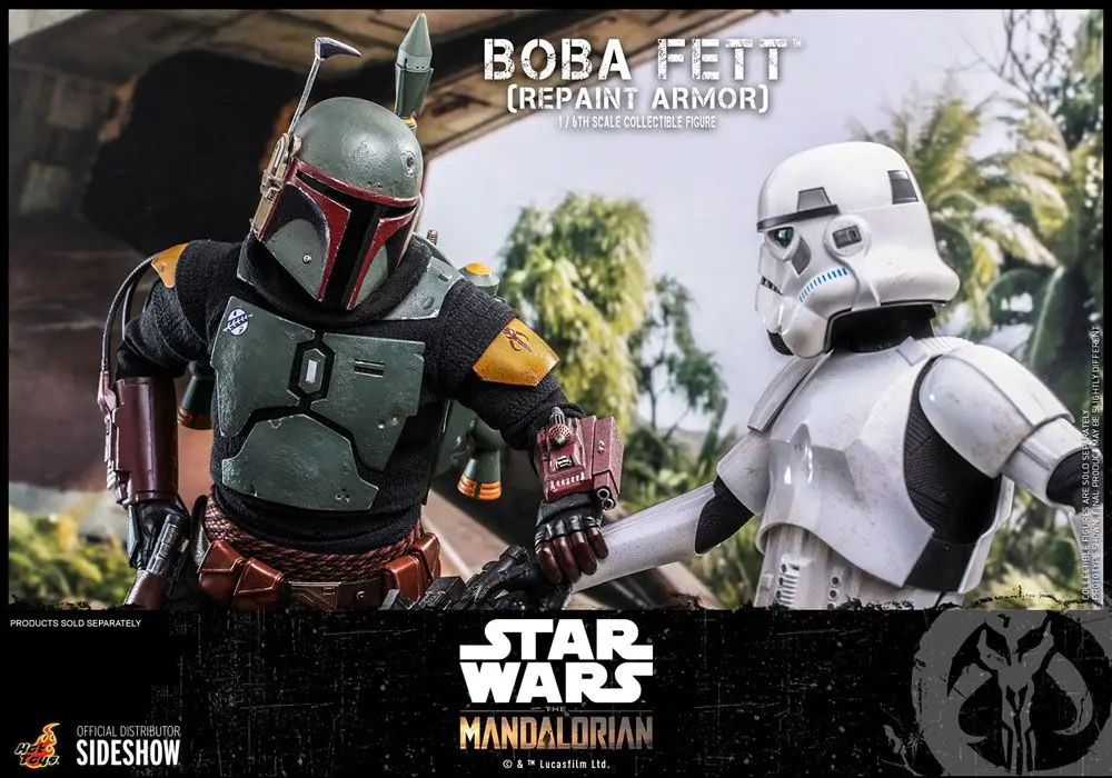 Star Wars The Mandalorian Figurka Akcji 1/6 Boba Fett (Repaint Armor) 30 cm zdjęcie produktu