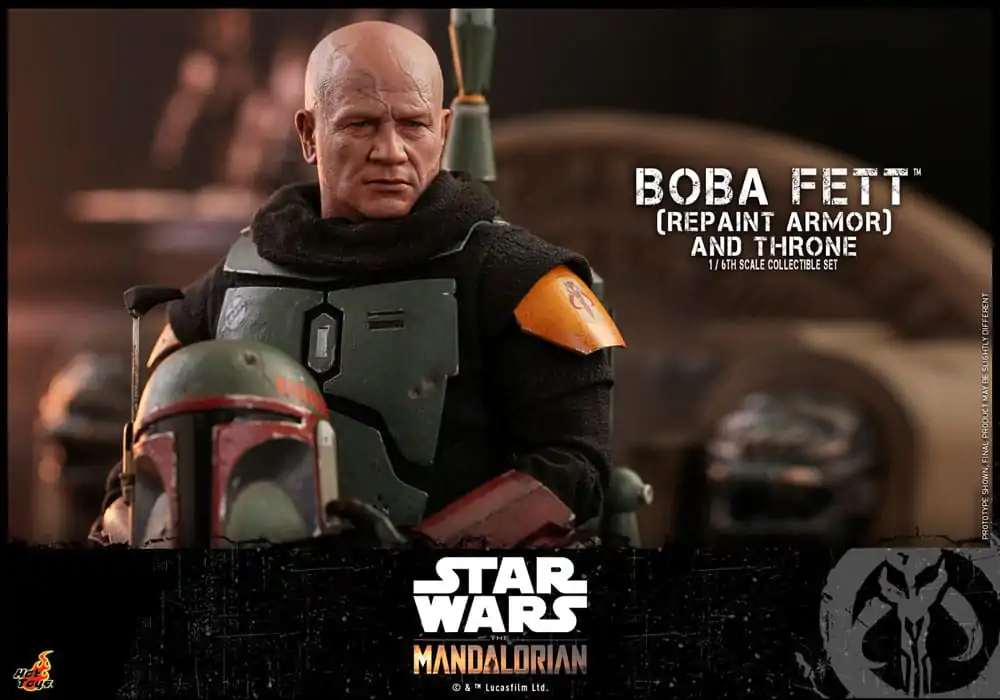 Star Wars: The Mandalorian Figurka Akcji 1/6 Boba Fett Repaint Armor and Throne Special Edition 30 cm zdjęcie produktu