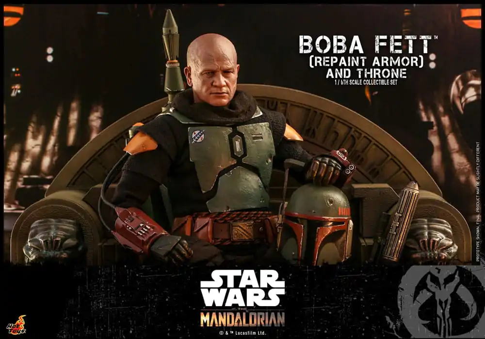 Star Wars: The Mandalorian Figurka Akcji 1/6 Boba Fett Repaint Armor and Throne Special Edition 30 cm zdjęcie produktu