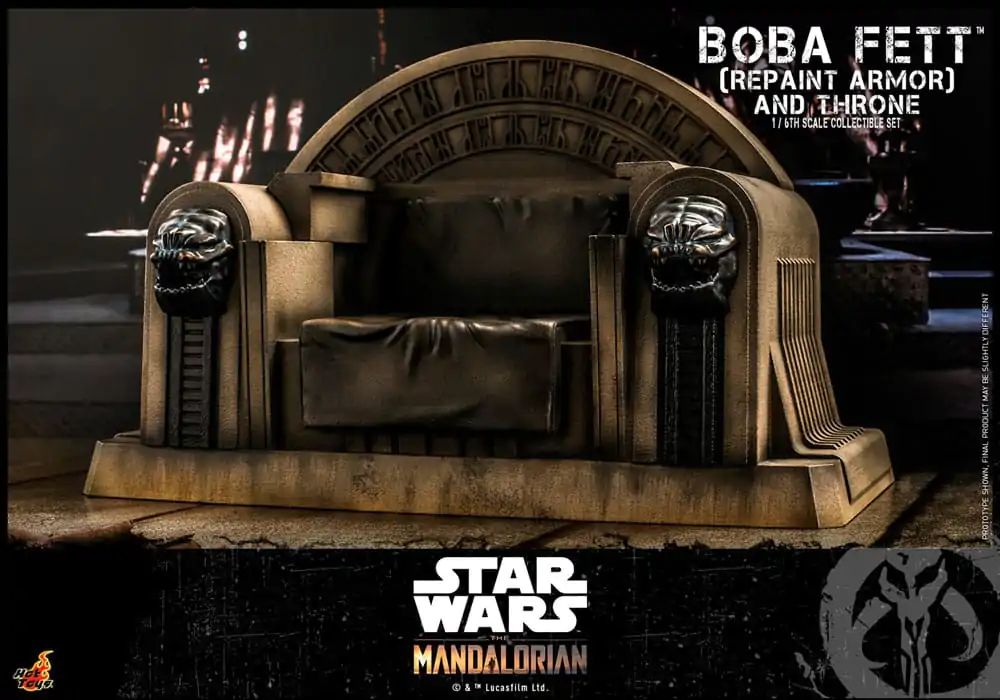 Star Wars: The Mandalorian Figurka Akcji 1/6 Boba Fett Repaint Armor and Throne Special Edition 30 cm zdjęcie produktu