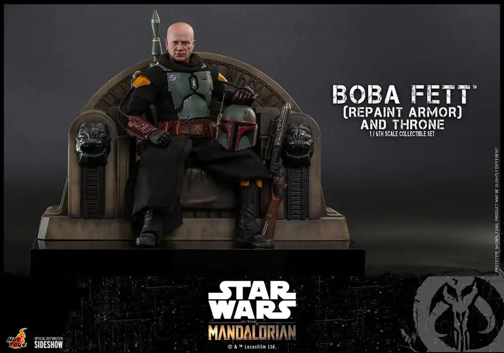 Star Wars: The Mandalorian Figurka Akcji 1/6 Boba Fett Repaint Armor and Throne Special Edition 30 cm zdjęcie produktu