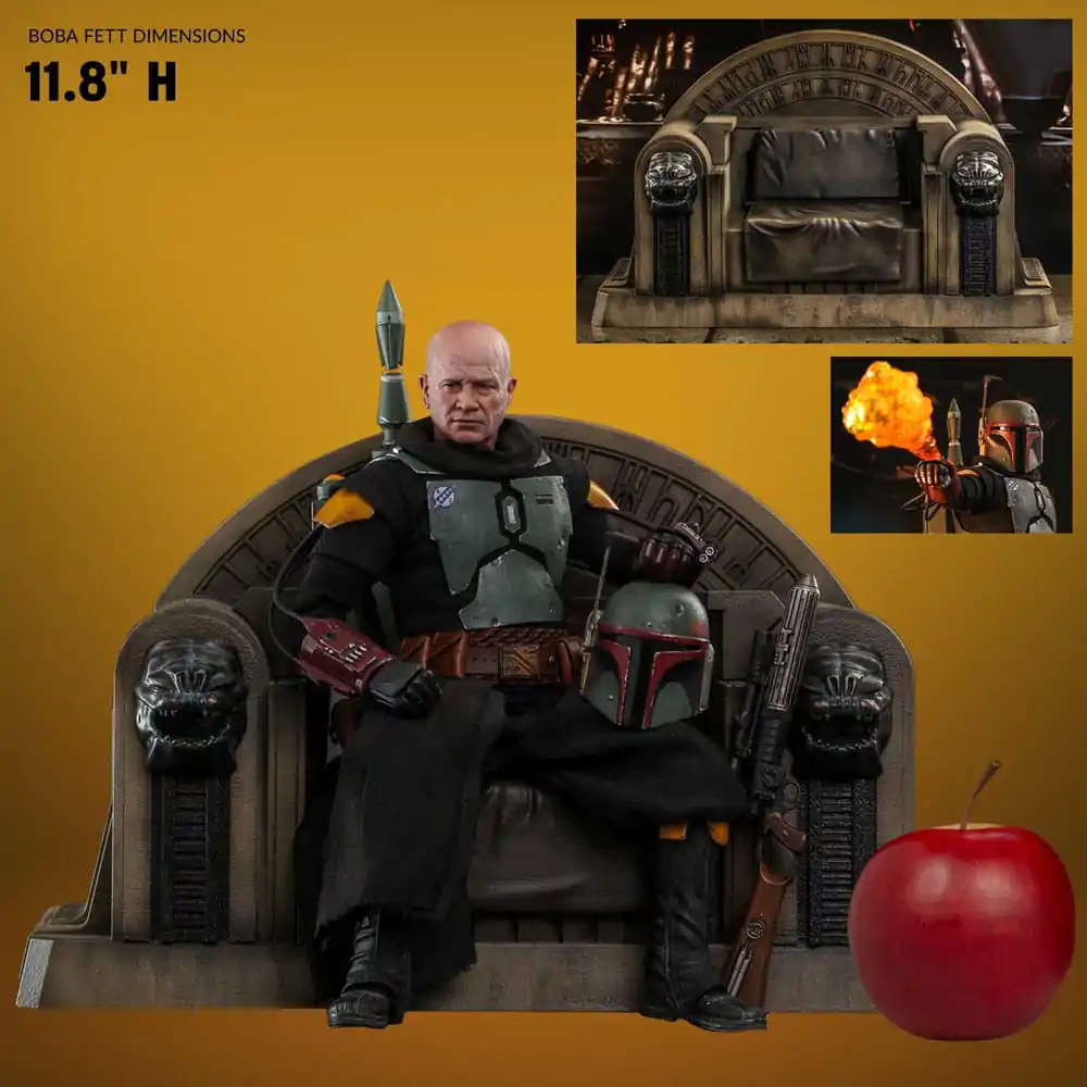 Star Wars: The Mandalorian Figurka Akcji 1/6 Boba Fett Repaint Armor and Throne Special Edition 30 cm zdjęcie produktu