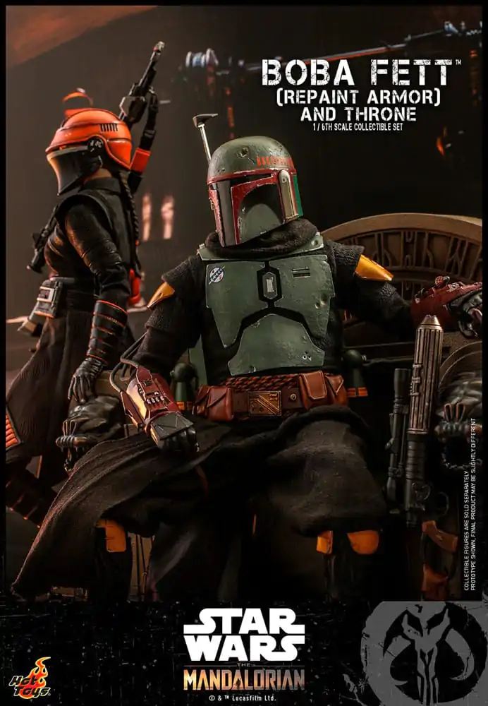 Star Wars: The Mandalorian Figurka Akcji 1/6 Boba Fett Repaint Armor and Throne Special Edition 30 cm zdjęcie produktu