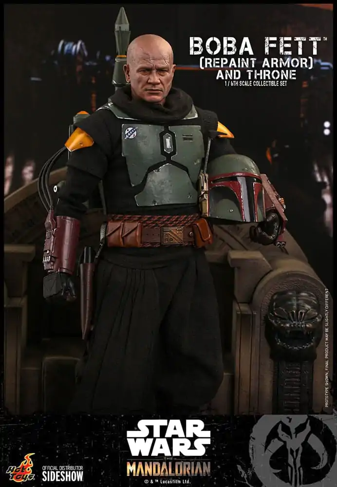 Star Wars: The Mandalorian Figurka Akcji 1/6 Boba Fett Repaint Armor and Throne Special Edition 30 cm zdjęcie produktu