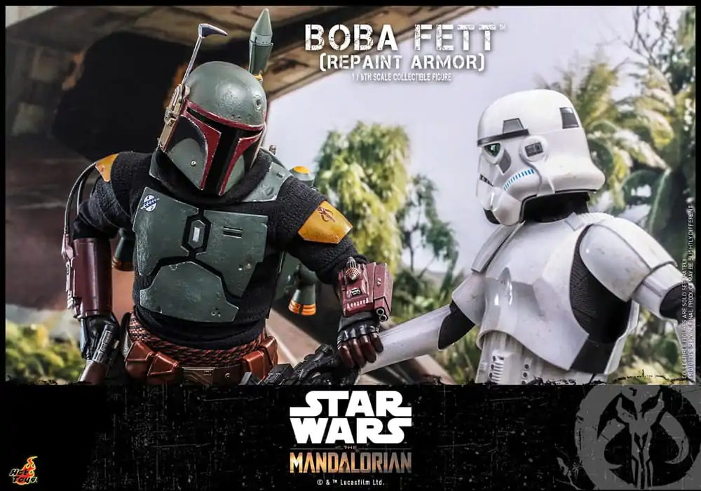 Star Wars: The Mandalorian Figurka Akcji 1/6 Boba Fett Repaint Armor Special Edition 30 cm zdjęcie produktu
