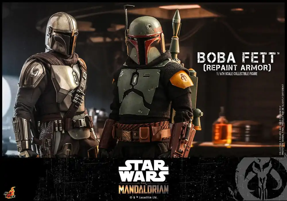 Star Wars: The Mandalorian Figurka Akcji 1/6 Boba Fett Repaint Armor Special Edition 30 cm zdjęcie produktu