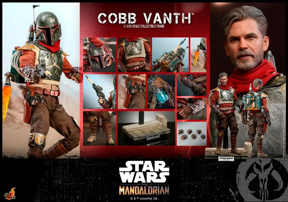 Star Wars The Mandalorian Figurka Akcji 1/6 Cobb Vanth 31 cm zdjęcie produktu