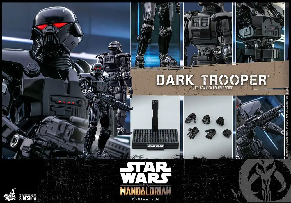 Star Wars The Mandalorian Figurka Akcji 1/6 Dark Trooper 32 cm zdjęcie produktu