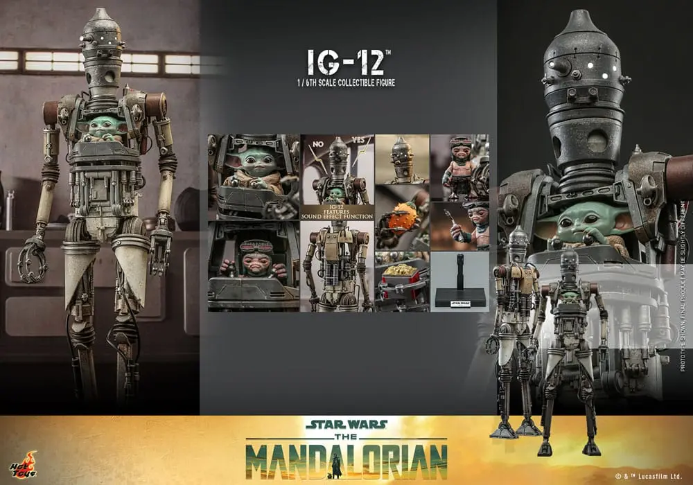 Star Wars: The Mandalorian Figurka Akcji 1/6 IG-12 36 cm zdjęcie produktu