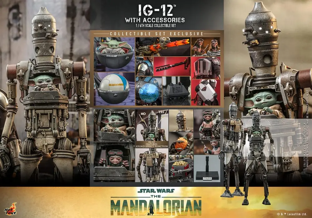 Star Wars: The Mandalorian Figurka Akcji 1/6 IG-12 z akcesoriami 36 cm zdjęcie produktu